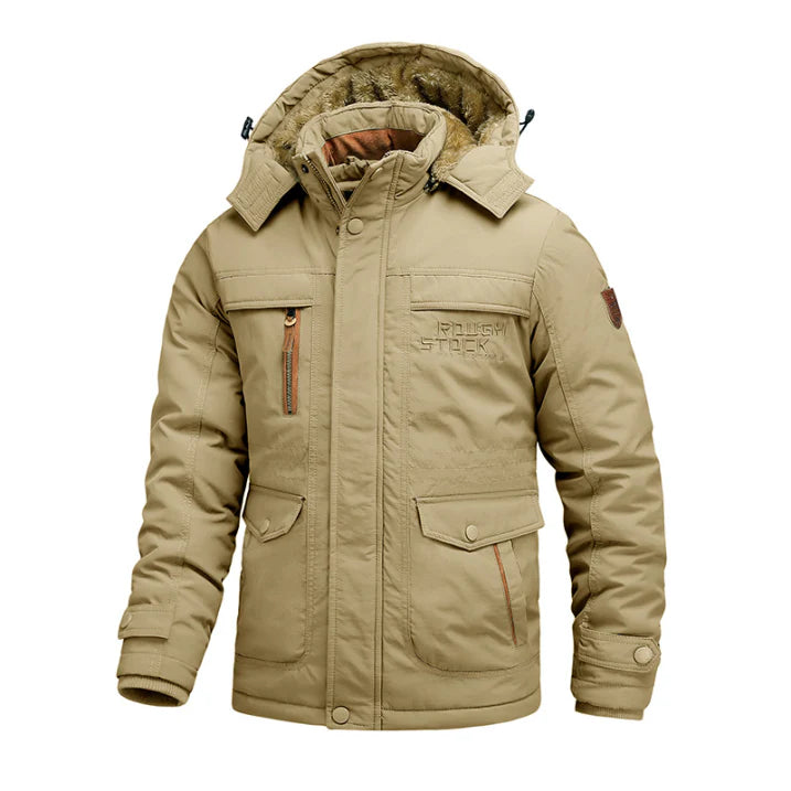 Jed | Men's Tactical Winter Jacket with Detachable Hood