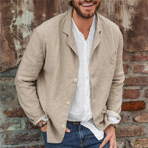 Mason | Men's Lightweight Cotton Blend Casual Blazer