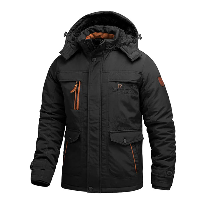 Jed | Men's Tactical Winter Jacket with Detachable Hood
