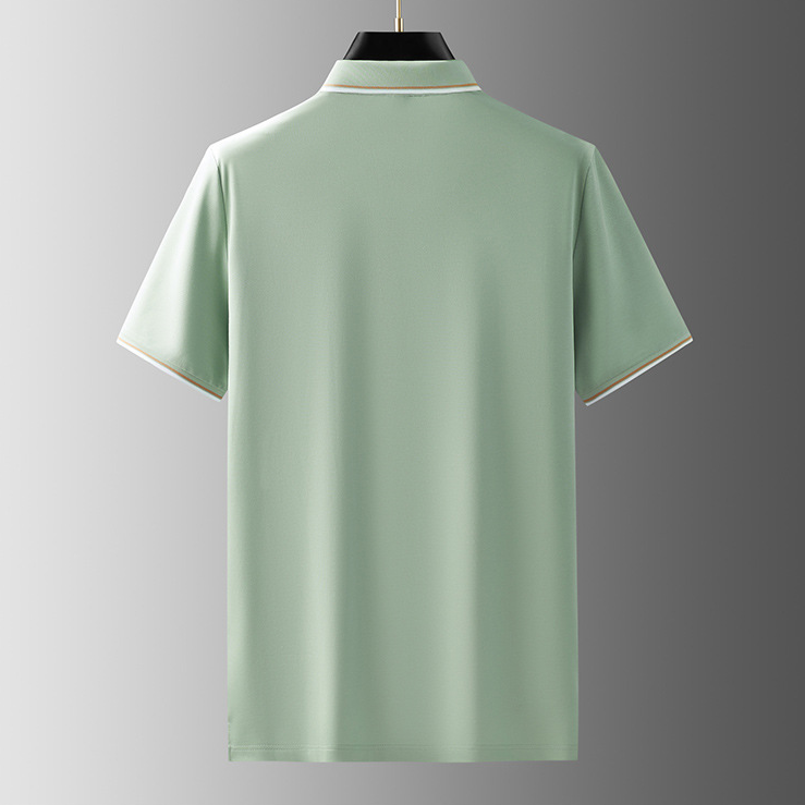 Joel | Men's Mulberry Silk Classic Collar Polo Shirt