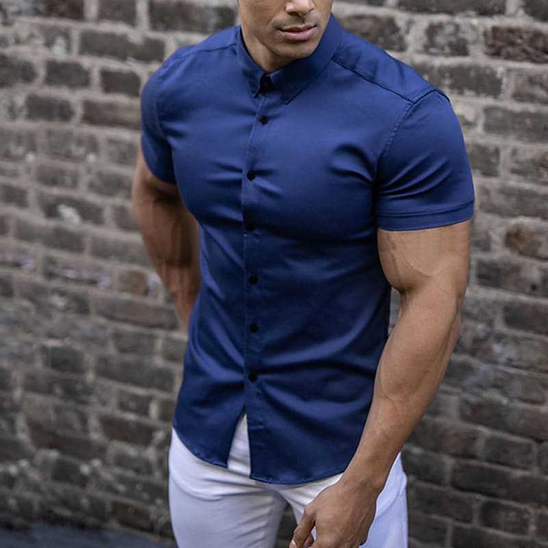 Kadey | Men's Form-Fitting Wrinkle-Free Shirt