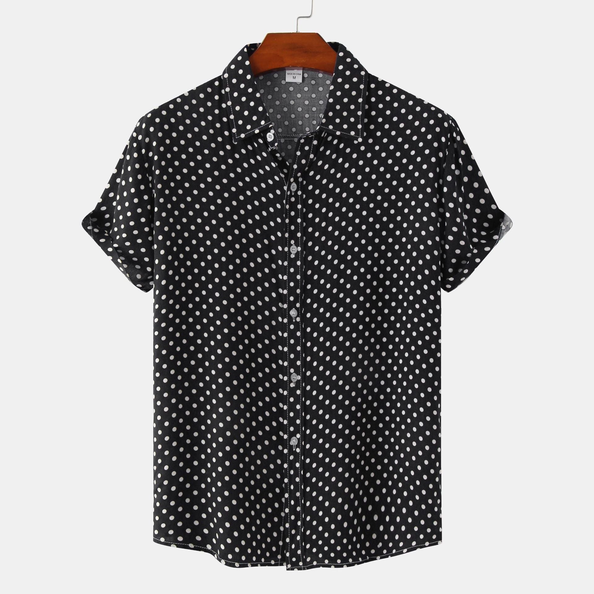 Claudius | Men's Polka Dot Short Sleeve Shirt