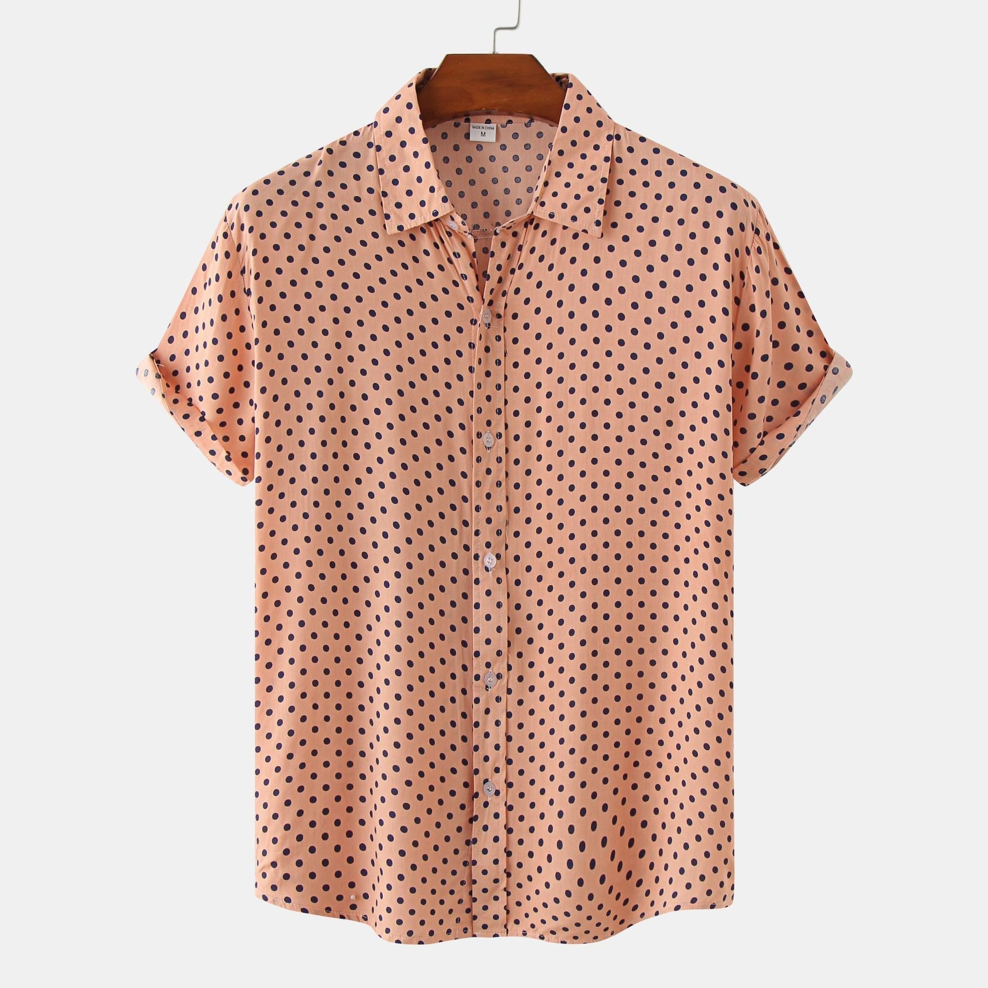 Claudius | Men's Polka Dot Short Sleeve Shirt