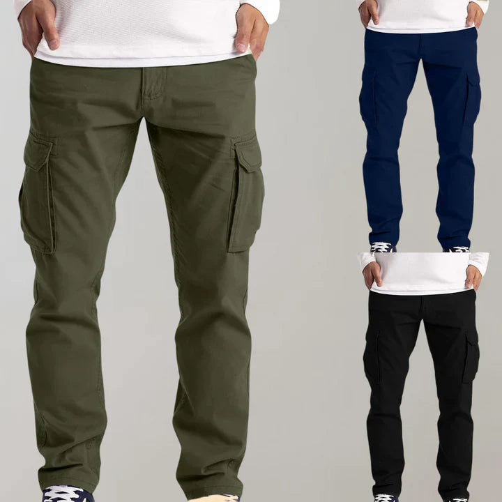 Rex | Men's Cotton Cargo Pants with Pockets