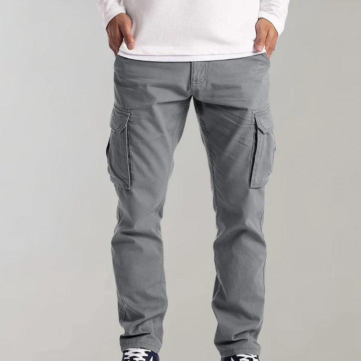 Rex | Men's Cotton Cargo Pants with Pockets