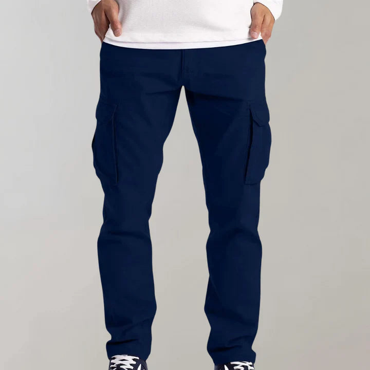 Rex | Men's Cotton Cargo Pants with Pockets