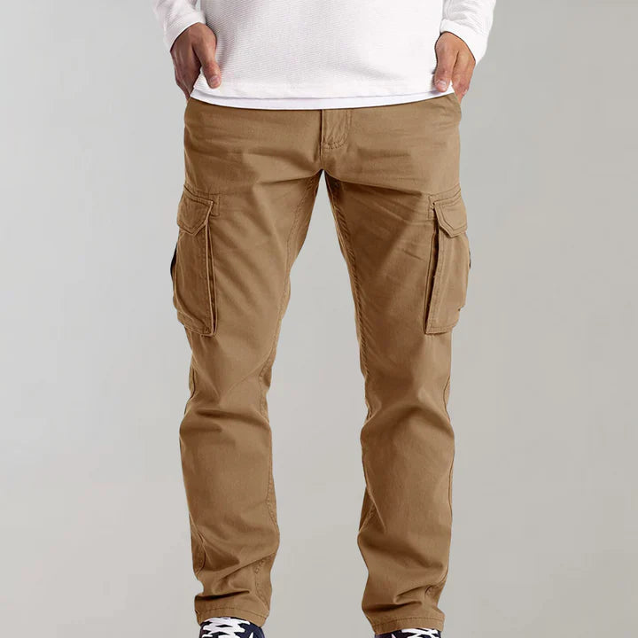 Rex | Men's Cotton Cargo Pants with Pockets