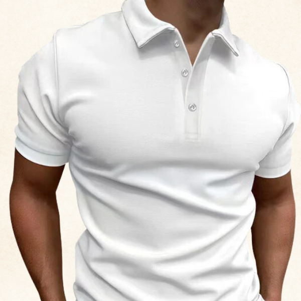 Laurence | Men's Pique Knit Short Sleeve Polo Shirt