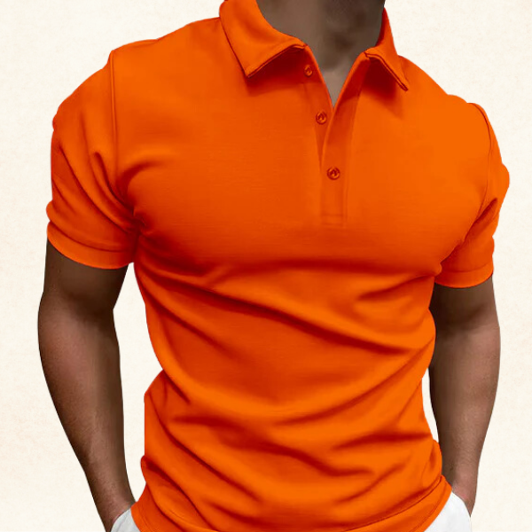 Laurence | Men's Pique Knit Short Sleeve Polo Shirt