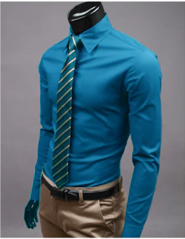 Gibson | Men's Slim Fit Long Sleeve Button Down Dress Shirt