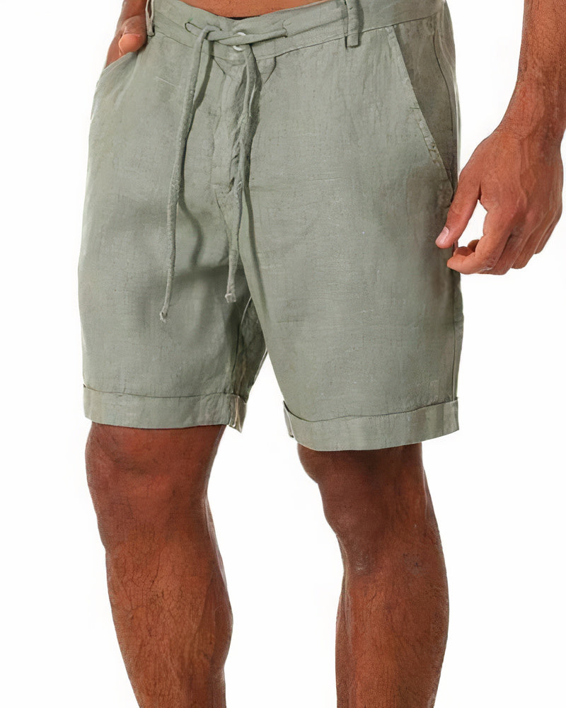 Winston | Men's Linen Drawstring Summer Shorts
