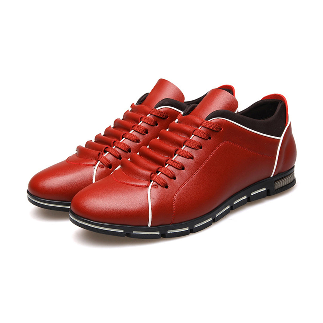 Bradley | Men's Classic Leather Low-Top Sneakers
