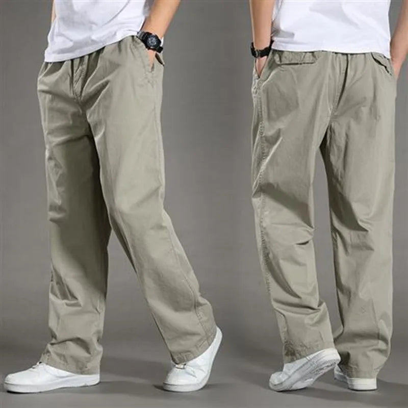 Arthur |  Men's Casual Elastic Waist Cargo Pants with Pockets