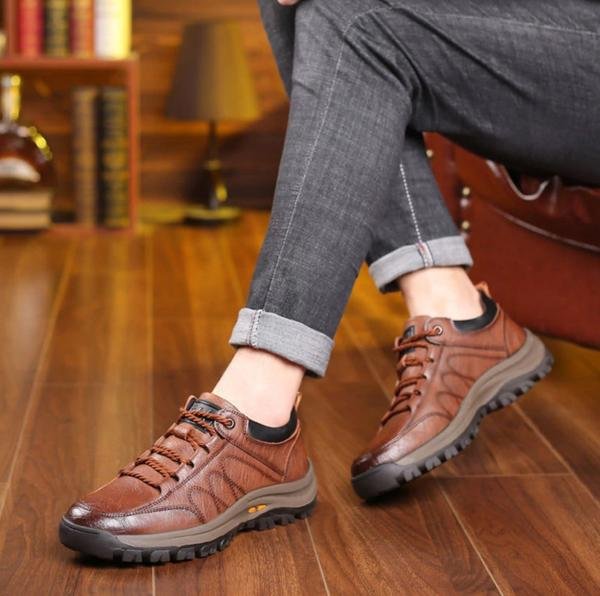 Zarif | Men's Non-Slip Orthopedic Sneakers with Lug Sole