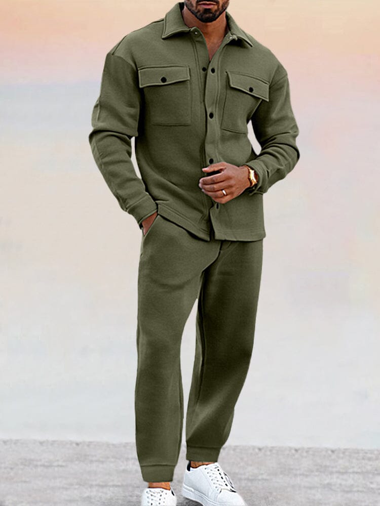 Grover | Men's Two-Piece Tailored Jacket & Slim Tapered Pants Set
