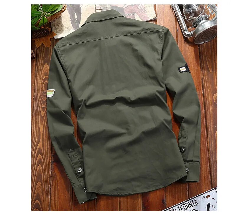Peter | Men's Tactical Shirt with Epaulettes & Pockets