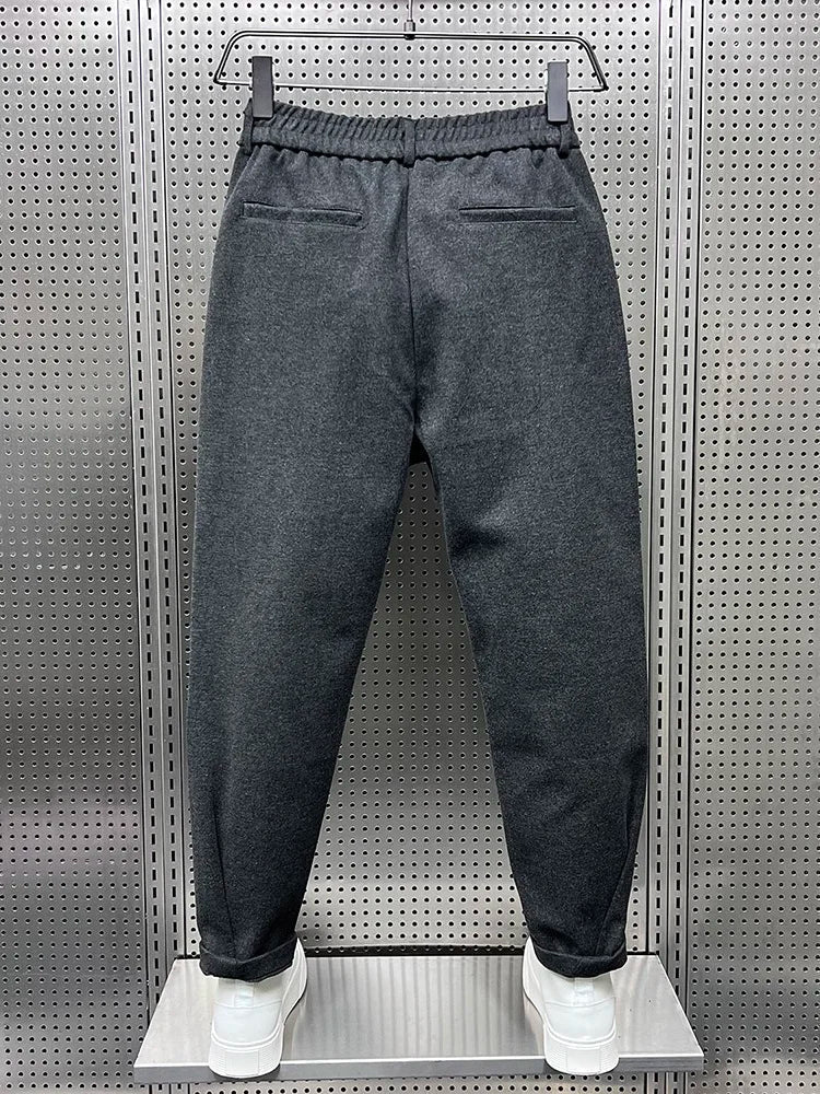 Otis | Men's High-Waist Pleated Wool Dress Pants