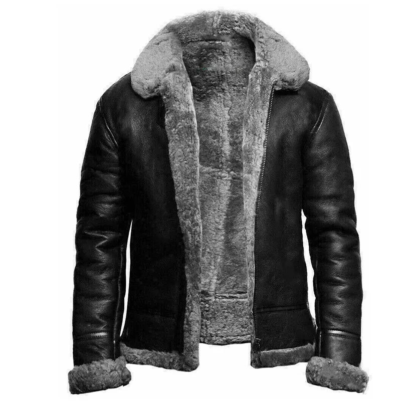 Noah | Men's Faux Leather Bomber Jacket