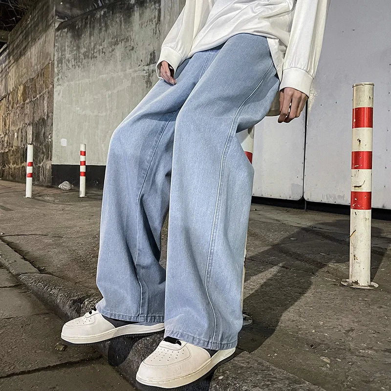 Uriel | Men's Baggy Wide Leg Casual Jeans