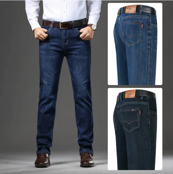 Edric | Men's Classsic Straight Fit Stretch Denim Jeans