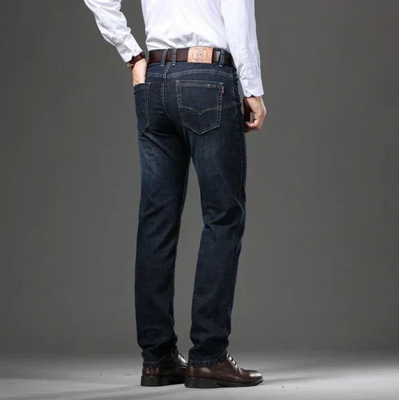 Edric | Men's Classsic Straight Fit Stretch Denim Jeans
