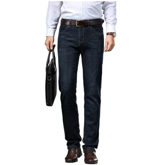 Edric | Men's Classsic Straight Fit Stretch Denim Jeans