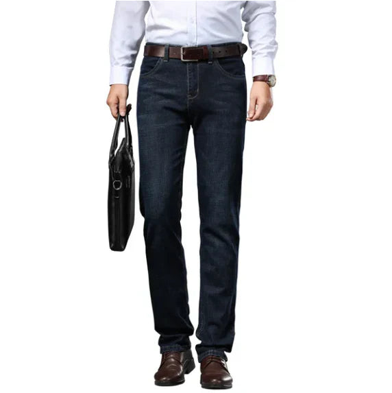 Edric | Men's Classsic Straight Fit Stretch Denim Jeans
