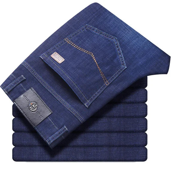 Edric | Men's Classsic Straight Fit Stretch Denim Jeans