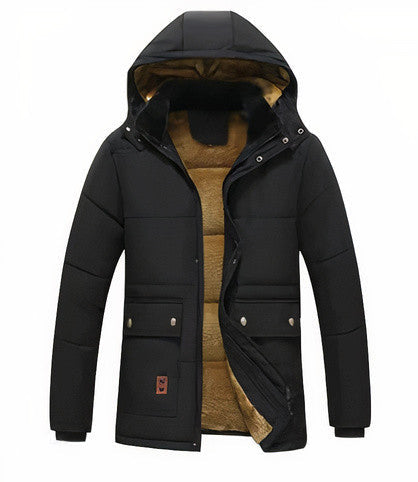 Jethro | Men's Insulated Winter Parka with Removable Hood
