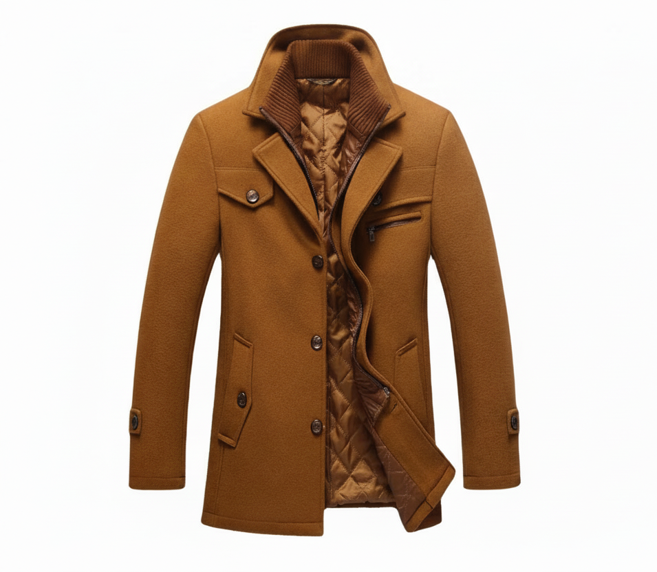 Easton | Men's Smart Casual Wool Blend Coat