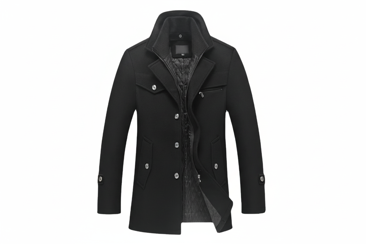 Easton | Men's Smart Casual Wool Blend Coat