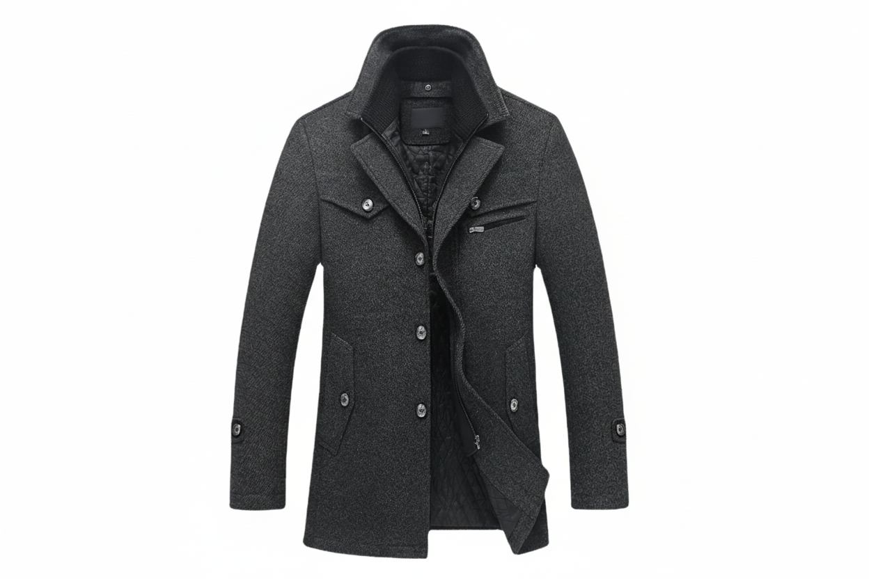 Easton | Men's Smart Casual Wool Blend Coat