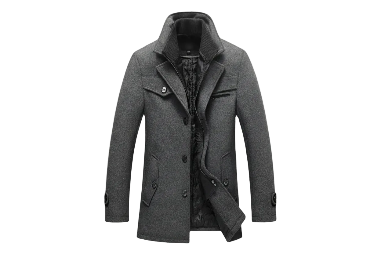 Easton | Men's Smart Casual Wool Blend Coat