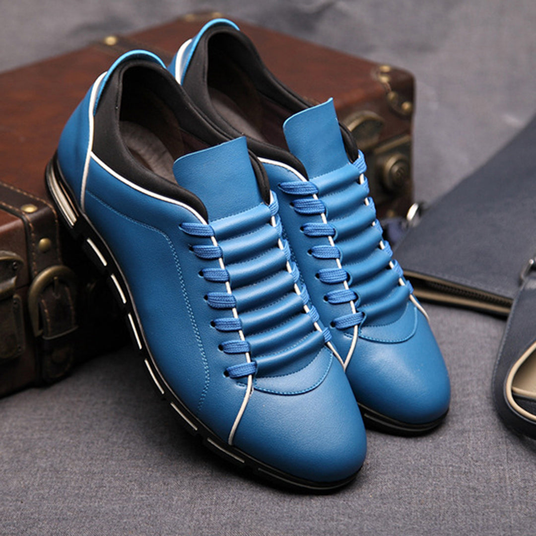 Bradley | Men's Classic Leather Low-Top Sneakers