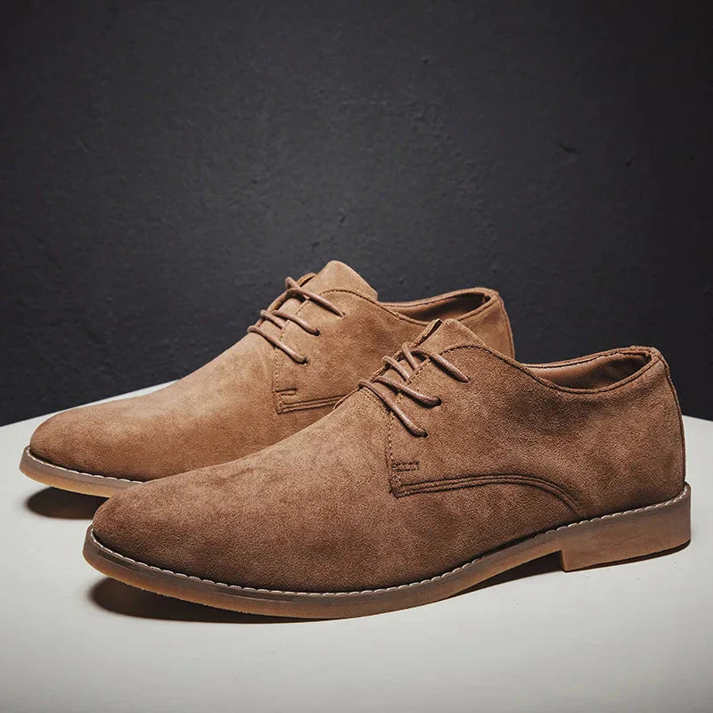 Kris | Men's Suede Oxford Lace-Up Dress Shoes