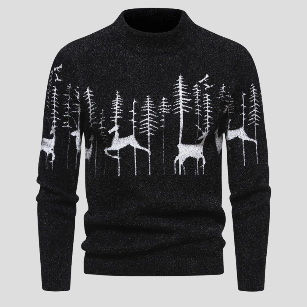 Angelo | Men's Holiday Crew Neck Knit Sweater