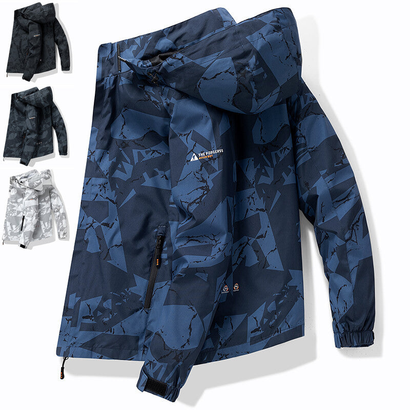 Yohan | Men's Outdoor Zip-Up Hooded Jacket
