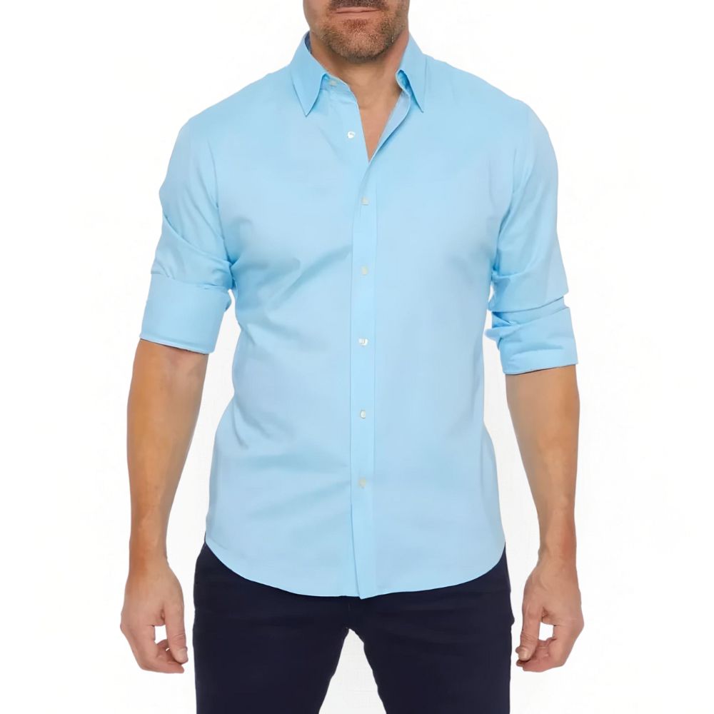 Darel | Men's Classic Long Sleeve Dress Shirt