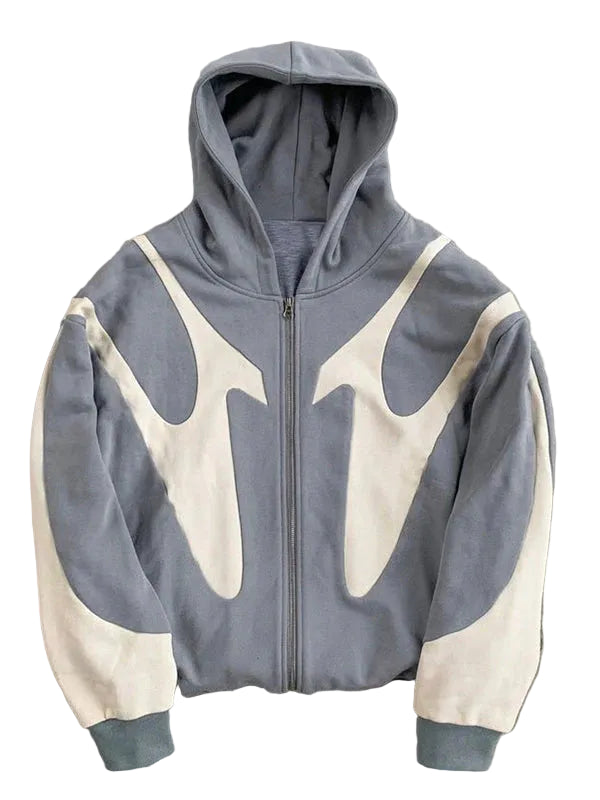 Anthony | Men's Zip-Up Graphic Hoodie