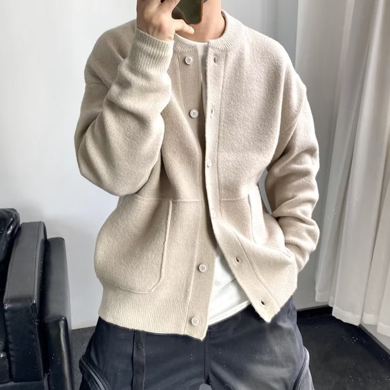 Leandro | Men's Warm Loose Fit Knit Cardigan