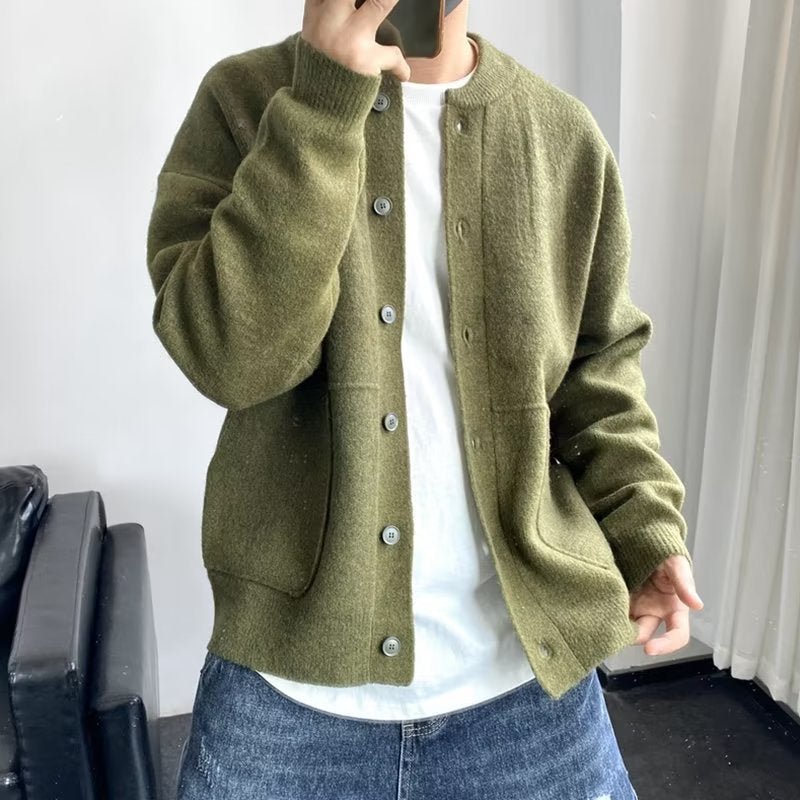 Leandro | Men's Warm Loose Fit Knit Cardigan