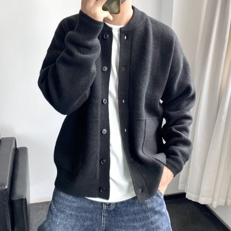 Leandro | Men's Warm Loose Fit Knit Cardigan