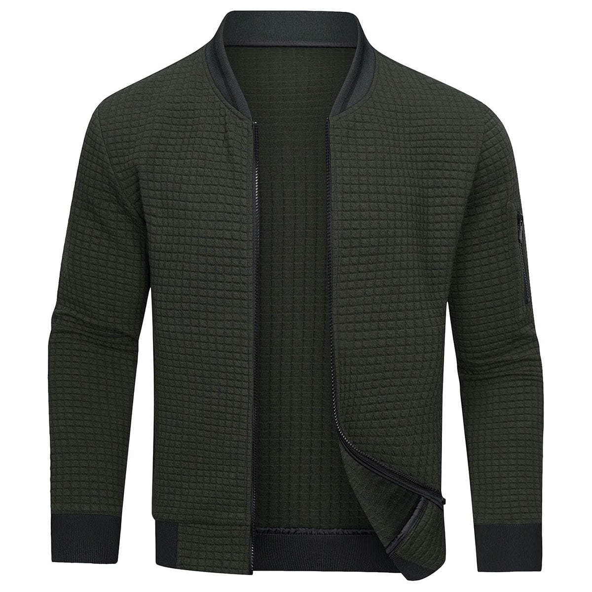 Haden | Men's Lightweight Waffle Quilted Bomber Jacket