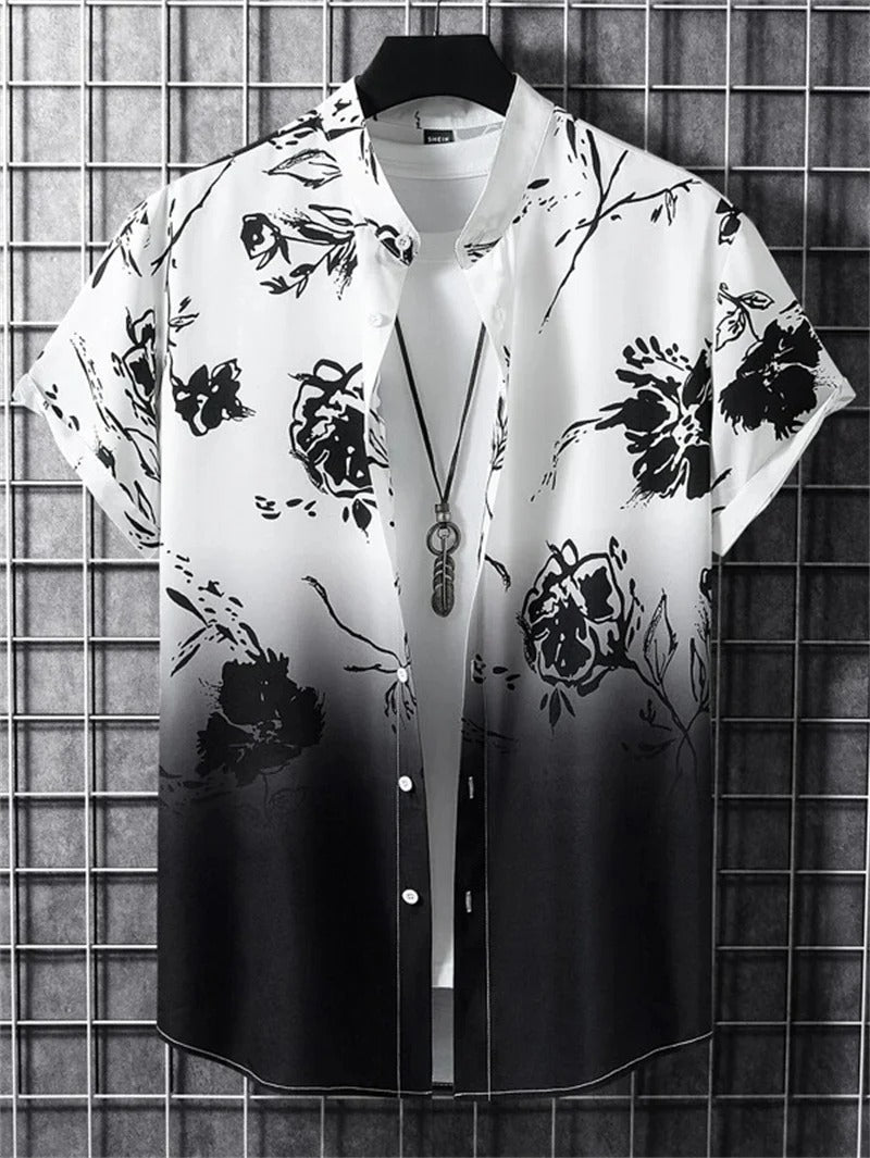 Robin |  Men's Short Sleeve Hawaiian Shirt