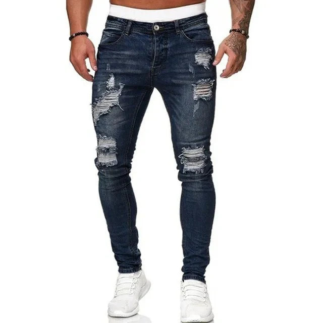 Magnus | Men's Casual Ripped Skinny Jeans