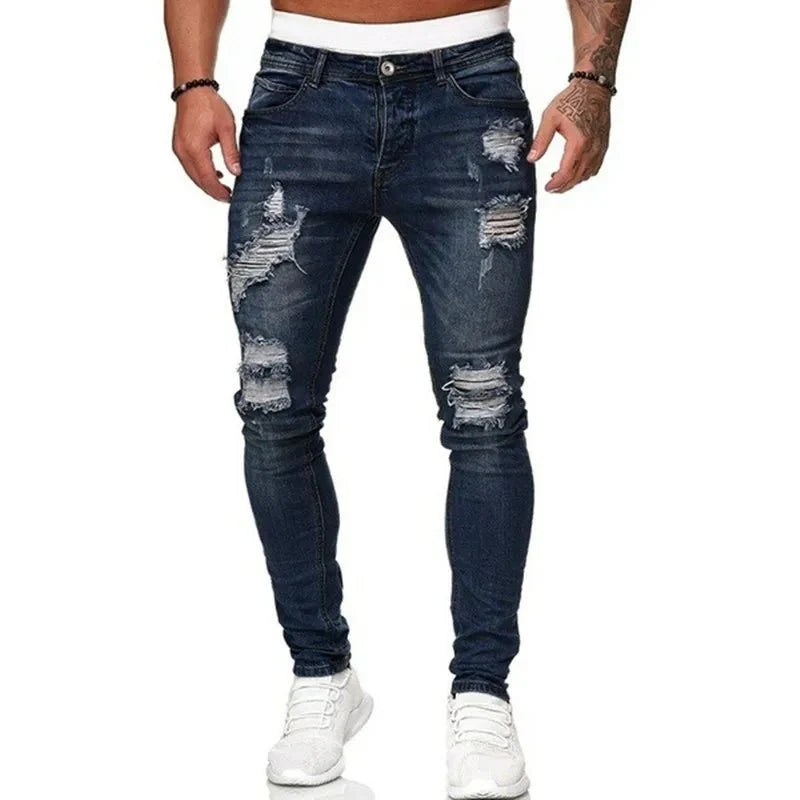 Magnus | Men's Casual Ripped Skinny Jeans