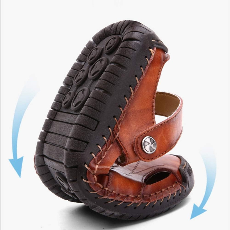 Benny | Men's Orthopedic Leather Sandals