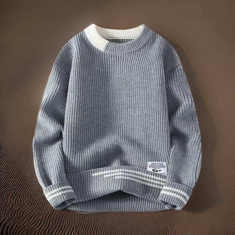 Lennox | Men's Chunky Knit Crewneck Sweater