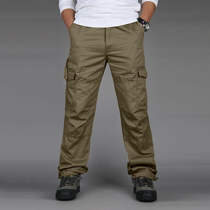 Rhys | Men's Straight Fit Multi-Pocket Cargo Pants