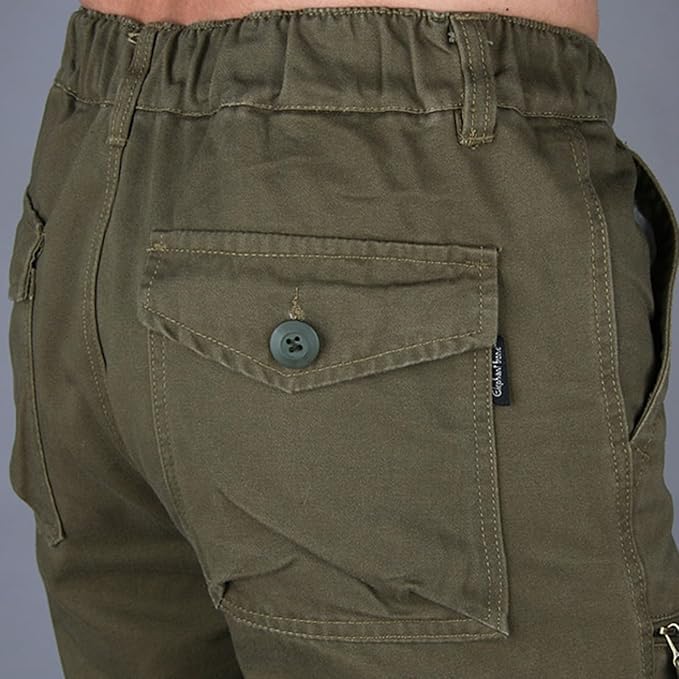 Rhys | Men's Straight Fit Multi-Pocket Cargo Pants